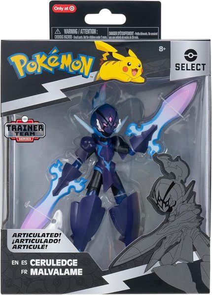 Ceruledge Jazwares Select Figura Pokémon articulada 6 pulgadas