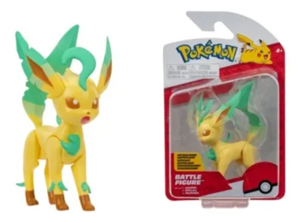 Figura Leafeon Pokémon Jazwares - Coleccionable Exclusivo
