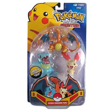 Pokemon Battle Frontier Totodile Charizard Plusle figuras