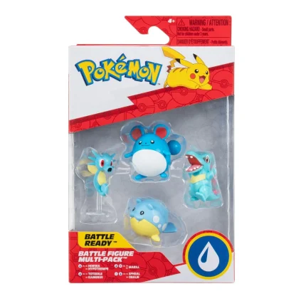 Pack Figuras Pokemon surtido Jazwares Horsea Marill Totodile Spheal