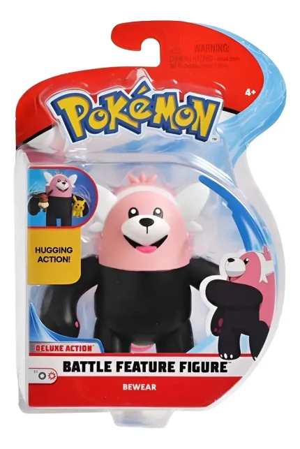 Bewear figura deluxe Jazwares Pokémon Battle Feature