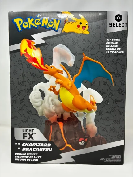 Charizard Deluxe Jazwares Figura Pokémon Select 13 pulgadas