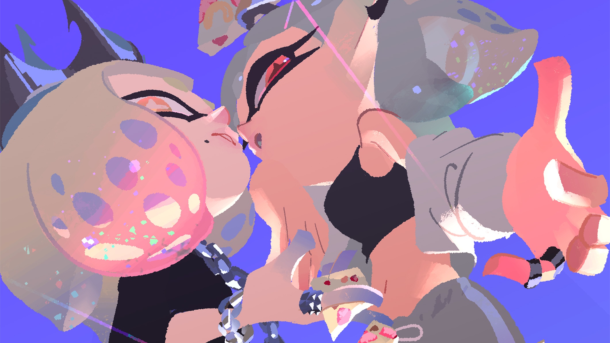 Perla y Tina en Splatoon 3